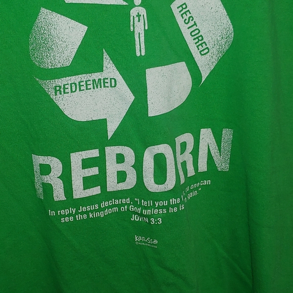 Reborn Scripture tshirt John 3:3 - Picture 6 of 6